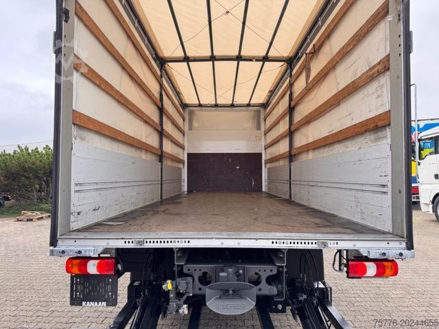 Flatbed truck with tarp MERCEDES-BENZ 1833 Actros 5   StreamSPace LBW
