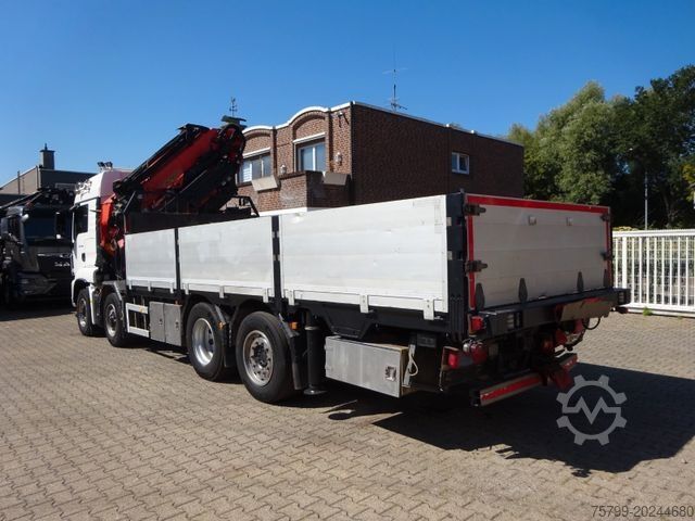 Truck mounted crane MAN 35.480 HYDRO TGS Pritsche + PK 65002 Kran 8x2-4
