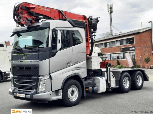 Logging truck VOLVO FH 500 6X4 Langholz Epsilon+Greifer Retarder VDS
