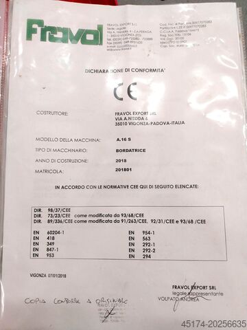 Modells FRAVOL A 16-S