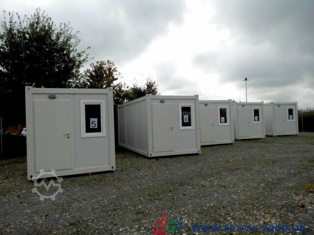 Open trailer with tarp  Bürocontainer L=6.056 Isoliert 80 mm mit Heizung