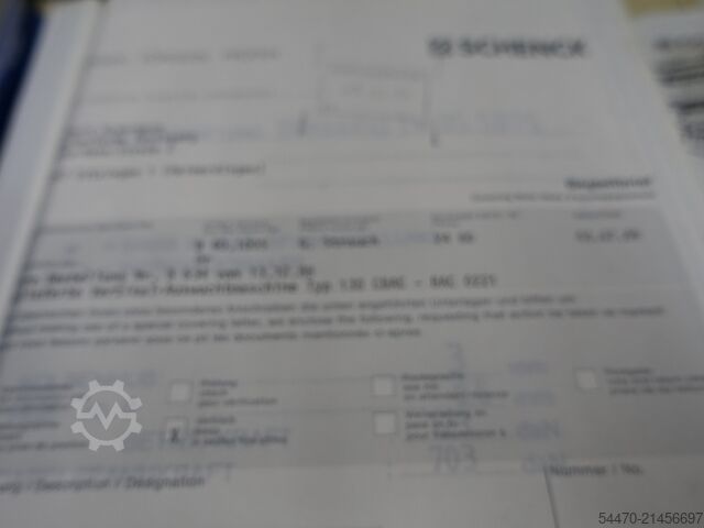 Balancing machine SCHENCK BACO22