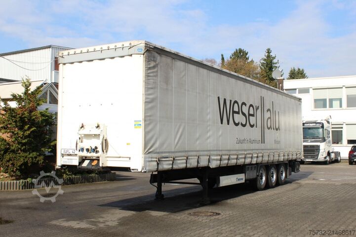 Open semitrailer with tarp Krone SD Standard Plane   Liftachse  Edscha   Code XL