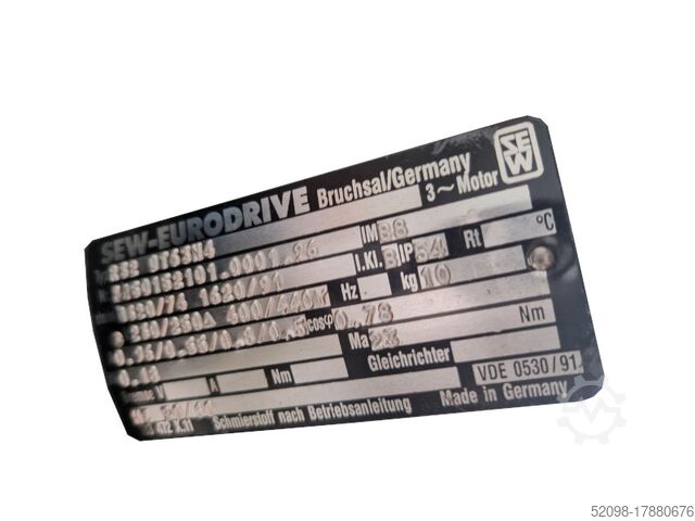 Conveyor belt, L: 2,550 mm AXMANN 1000004070, FB: 440 mm