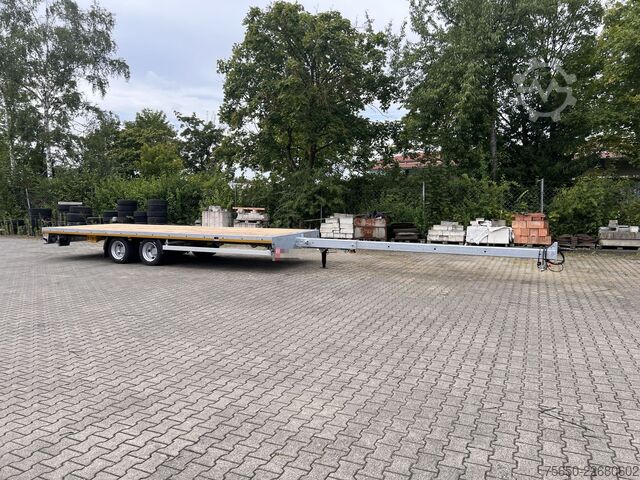 Open trailer Möslein THT 11 G Ausziehbar  11,9 t Tandemanhänger- Tieflader, ausziehbar