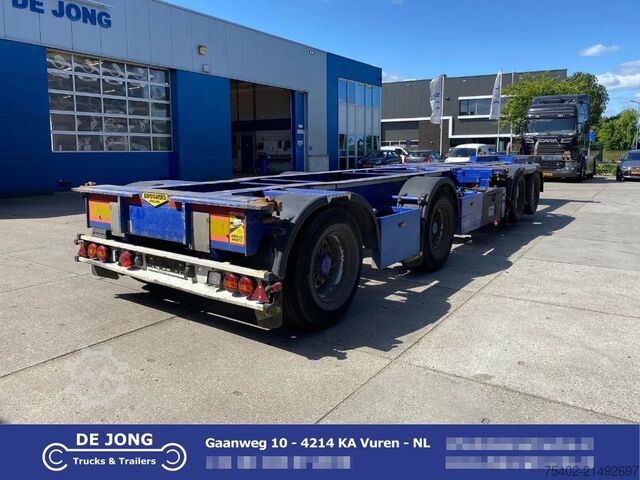 Container transport Broshuis 2Connect 2AKCC / 4 Axles / 3x Steering Axle / 2...