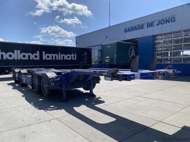 Container transport Broshuis 2Connect 2AKCC / 4 Axles / 3x Steering Axle / 2...