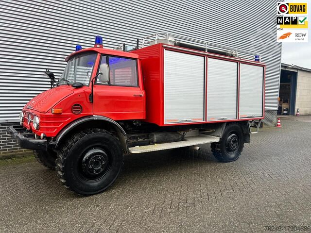 Unimog Mercedes-Benz U 416 Brandweer in topstaat Unimog Mercedes-Benz U 416 Brandweer in topstaat