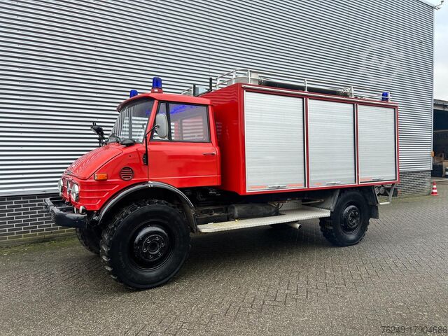 Unimog Mercedes-Benz U 416 Brandweer in topstaat Unimog Mercedes-Benz U 416 Brandweer in topstaat