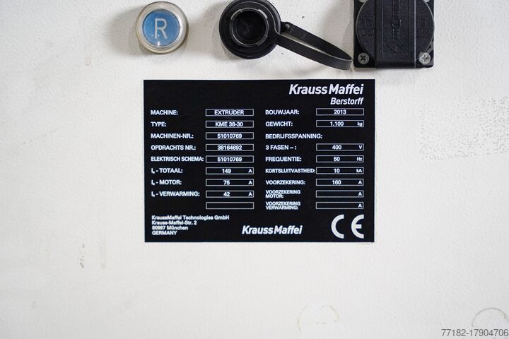 Extruder KraussMaffei KME 38-30