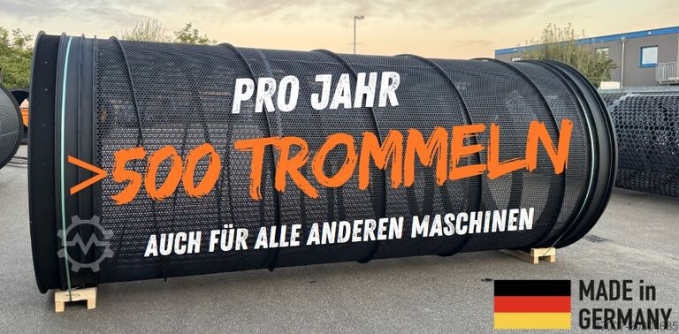 Siebtrommel passend zu Terra Select T60 MADE IN GERMANY Siebtrommel T60 / QV20mm / t=6mm