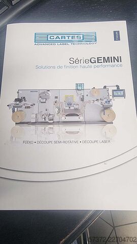 Weiterverarbeitungsmaschine Cartes Série GEMINI GE362VR
