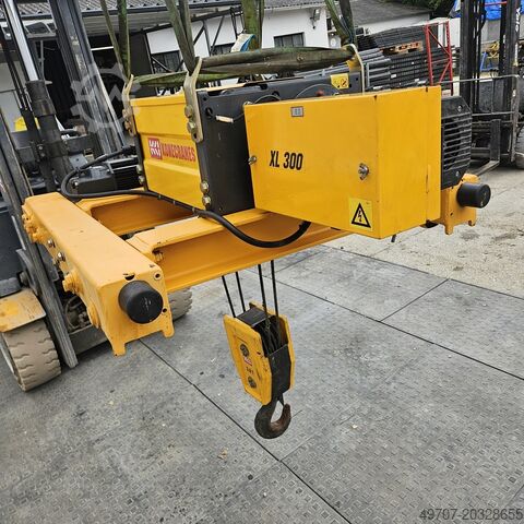 Overhead crane wire rope hoist Konecranes XL300 5000kg 8m