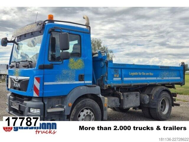 Kipper LKW MAN TGM 18.290 4x2 BL, Meiller 3-Seiten AHK-Öl