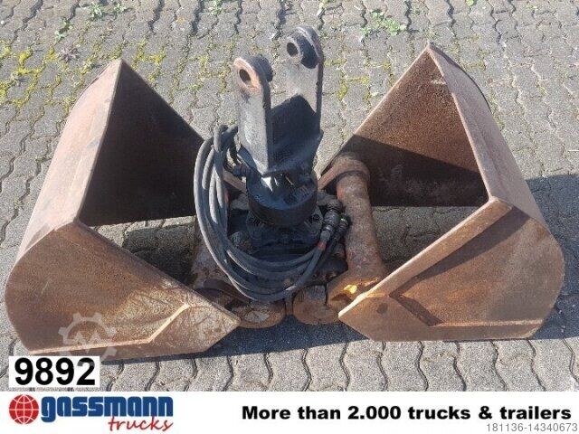 Truck mounted crane Kinshofer 2-Schalengreifer HPX System