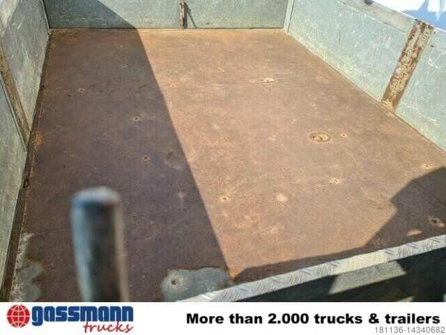Flatbed truck  Pritschenaufbau mit Alu-Bordwänden