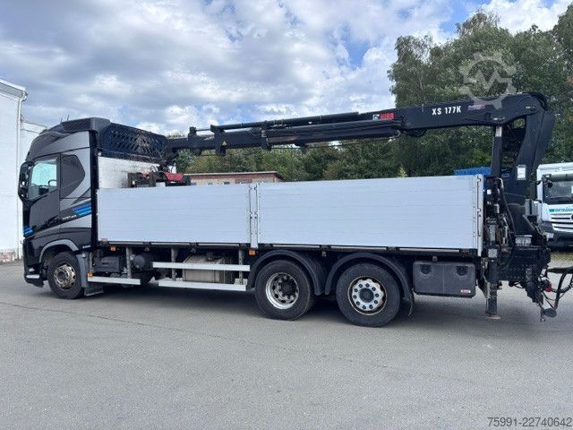 LKW mit Pritsche (offen) VOLVO FH 500 Baustoff LKW Mit Hiap Ladekran 177K