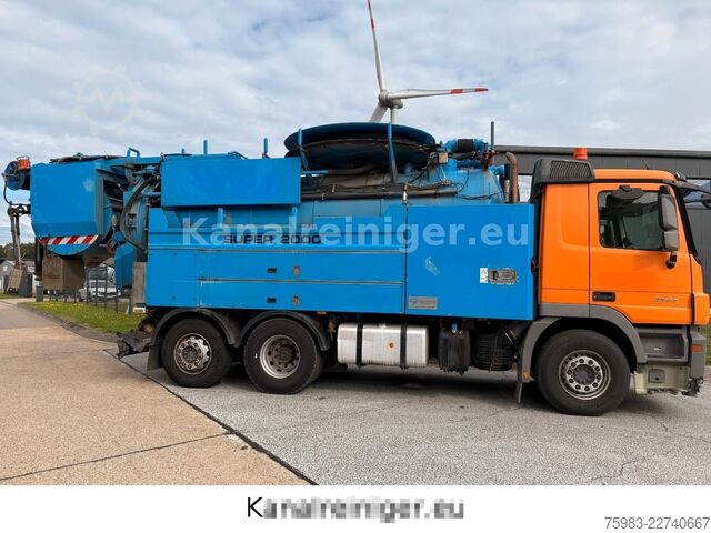 Saugwagen MERCEDES-BENZ Actros 2544 L 6x2 Wiedemann enviro tec