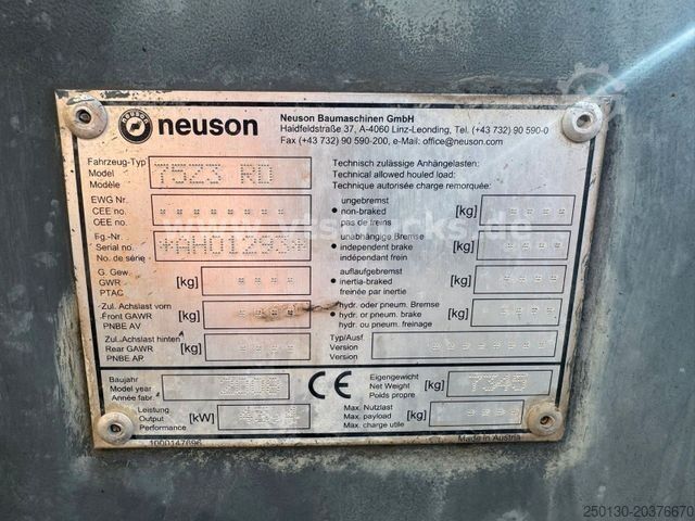 Kettenbagger NEUSON 75Z3 RD Gummikette/Schnellwechsler Löffel