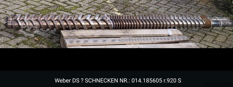 DOPPELSCHNECKEN für  WEBER DS105.17D Ext HANS WEBER DS105.17D