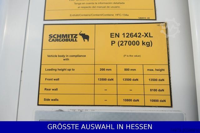 Kühlauflieger SCHMITZ CARGOBULL Doppelstock Liftachse Blumenbreite ¤525 mtl.