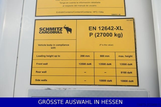 Kühlauflieger SCHMITZ CARGOBULL Doppelstock Liftachse Blumenbreite ¤525 mtl.
