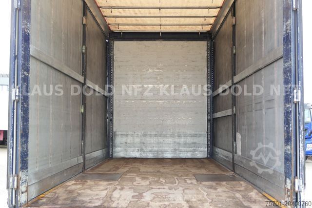 Flatbed truck with tarp DAF XF 105.410 Pritsche Plane Retarder 2-XL-Tank EU5