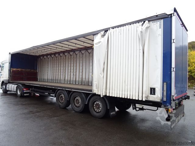 Open semitrailer with tarp KÖGEL Orten SafeServer*Liftachse*SAF*zertifiziert