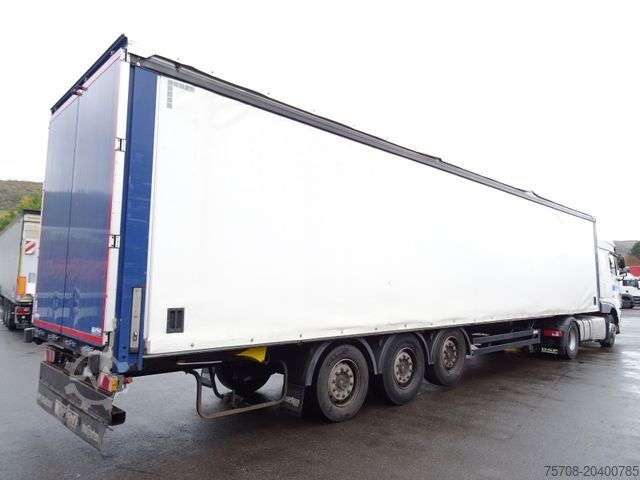 Open semitrailer with tarp ORTEN SafeServer*Liftachse*SAF*zertifiziert*Edscha