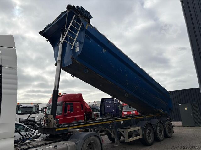 Kipper MOL - + 3X SAF AS + LIFT AS + STUUR AS + 27m3 ALUMI...