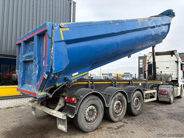 Kipper MOL - + 3X SAF AS + LIFT AS + STUUR AS + 27m3 ALUMI...