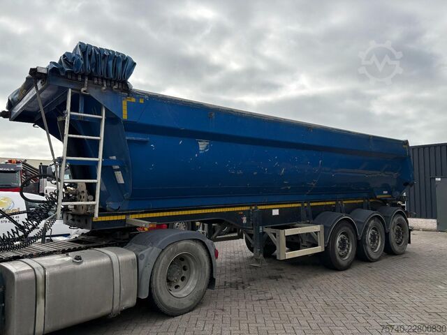 Kipper MOL - + 3X SAF AS + LIFT AS + STUUR AS + 27m3 ALUMI...