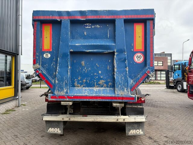 Kipper MOL - + 3X SAF AS + LIFT AS + STUUR AS + 27m3 ALUMI...