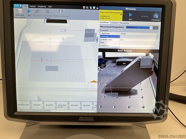 Messsystem Keyence XM-2000 gegen Gebot against bid