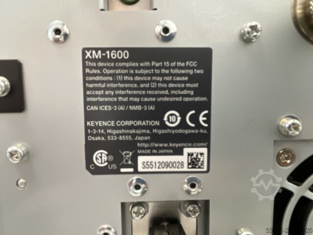 Messsystem Keyence XM-2000 gegen Gebot against bid