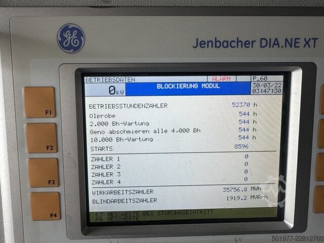 Block heat and power plant Jenbacher JMS 412 GS-N.TE