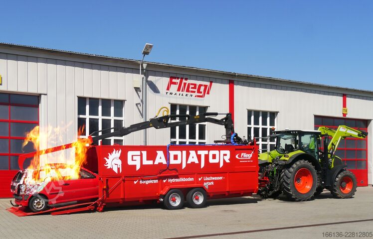 Anhänger Fliegl GLADIATOR - Löschcontainer Feuerwehr