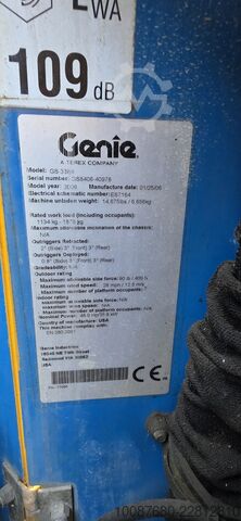Scissor lift Genie GS-3384 RT