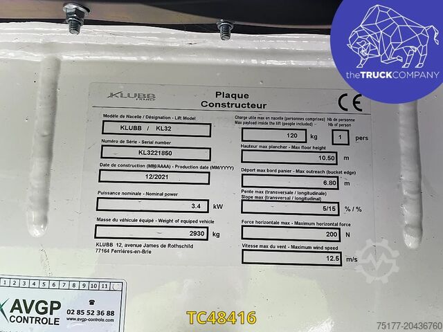 Hebebühne Renault Master Hoogtewerker