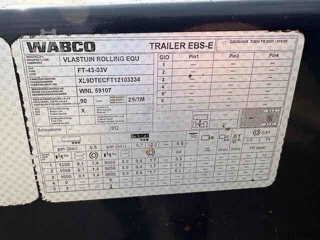 Container transport D-Tec Flexitrailer 3x Extendable / Lift-Axle / NL Tra...