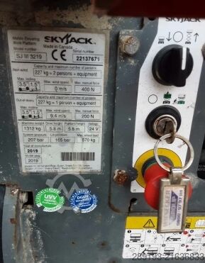 Scherenarbeitsbühne Skyjack SJ III 3219 Elektro 7,79 m