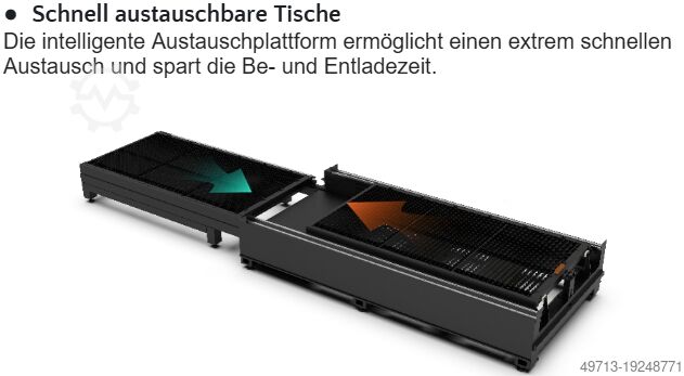 Laserschneidmaschine  4020 Blech + Rohr 12kW