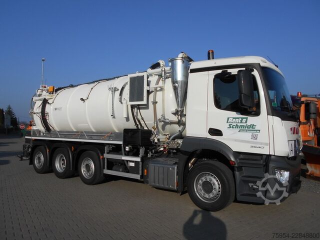 Vacuum tank truck Mercedes-Benz Actros 3540 L 8x2/6 / Pontos 19