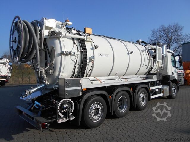 Vacuum tank truck Mercedes-Benz Actros 3540 L 8x2/6 / Pontos 19