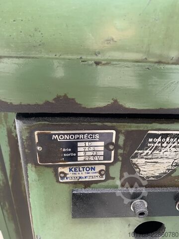 Manuelle Flachschleifmaschine MONOPRECIS 1D