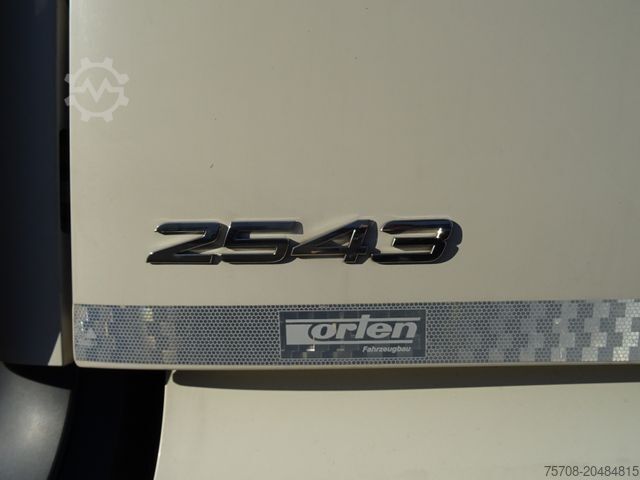 Box truck MERCEDES-BENZ 2543 Actros*2x 7,7 m Schwenkwand*kpl Zug*MSH*Ret