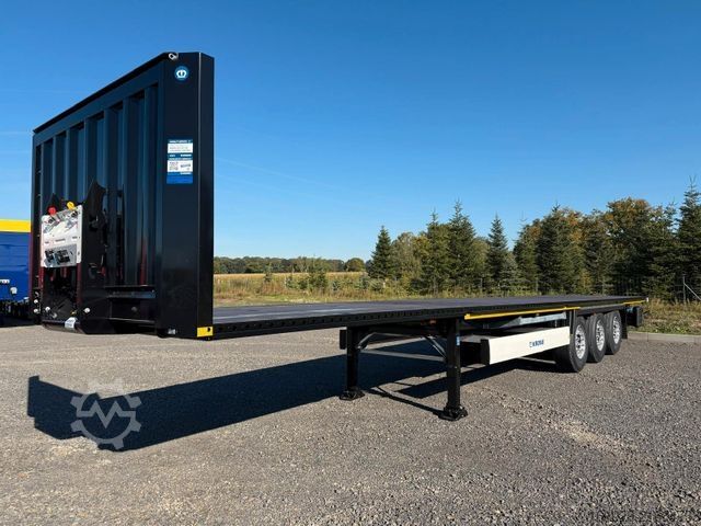 Auflieger mit Arbeitsbühne KRONE Plattform-Auflieger  mit Steckrungen - sofort v.