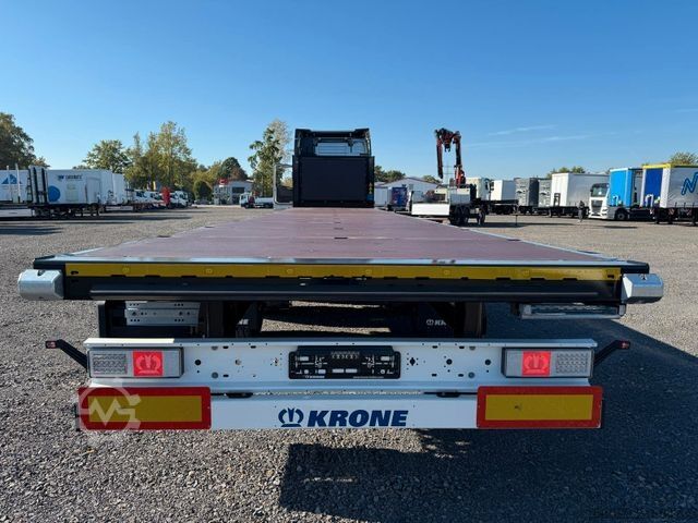 Auflieger mit Arbeitsbühne KRONE Plattform-Auflieger  mit Steckrungen - sofort v.