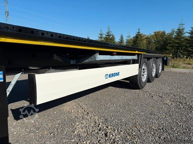 Auflieger mit Arbeitsbühne KRONE Plattform-Auflieger  mit Steckrungen - sofort v.
