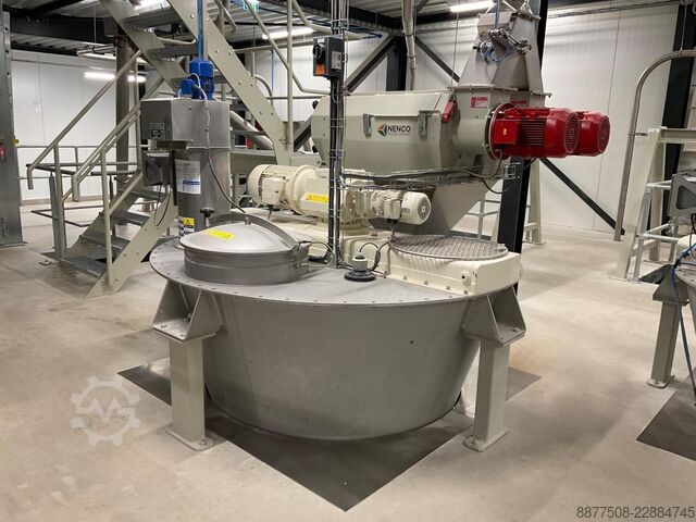 Mixing, screening, and conveying line Hosokawa Micron 20-MFC-43